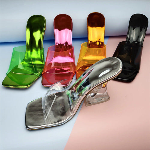New Women Slippers Sexy Fashion Night Party Shoes High Heels Shoes