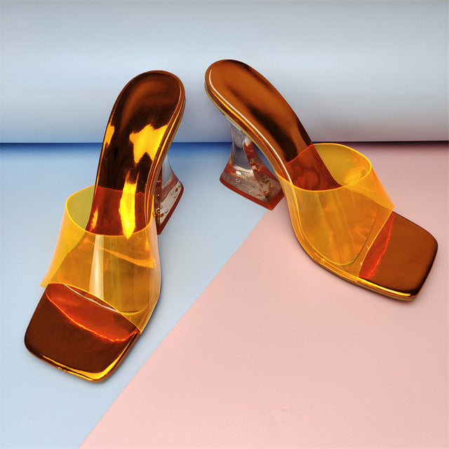 New Women Slippers Sexy Fashion Night Party Shoes High Heels Shoes