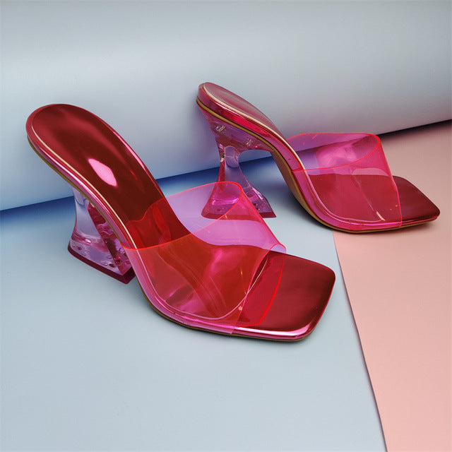 New Women Slippers Sexy Fashion Night Party Shoes High Heels Shoes